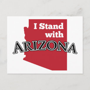 Carte Postale Je Suis Avec L'Arizona