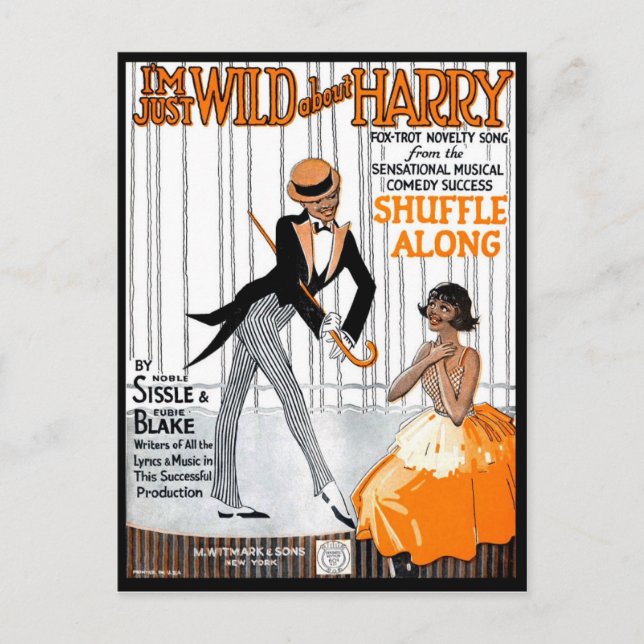 Carte Postale Je suis complètement fou de Harry (Devant)