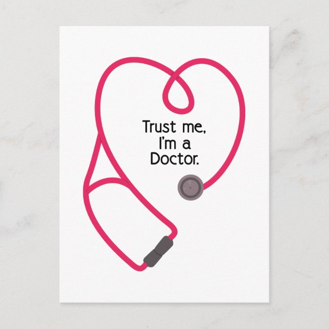 Carte Postale Je Suis Docteur (Devant)