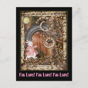 Carte Postale Je suis en retard ! Je suis en retard ! Je suis en