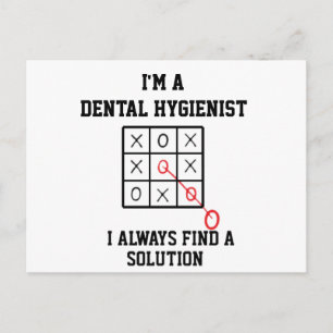 Carte Postale Je suis hygiéniste dentaire, je trouve toujours un