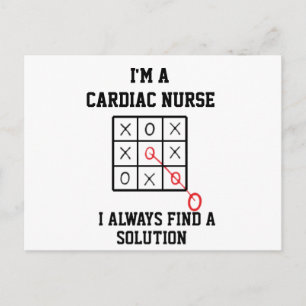 Carte Postale Je suis infirmière cardiaque, je trouve toujours u