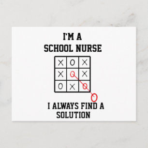 Carte Postale Je suis infirmière scolaire, je trouve toujours un