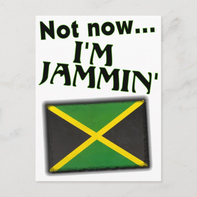 Carte Postale Je suis Jammin (Devant)