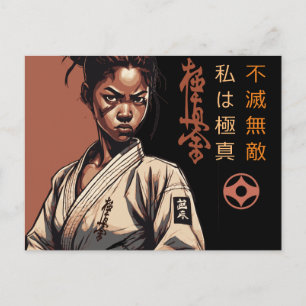 Carte Postale Je suis Kyokushin - Indestructible, Instoppable, K