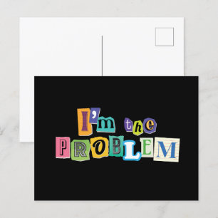 Carte Postale Je suis la collection de problèmes