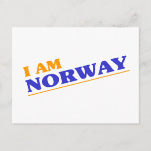Carte Postale Je suis la Norvège