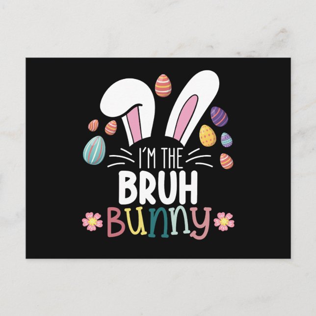 Carte Postale Je suis le Groh Bunny Easter Matching (Devant)
