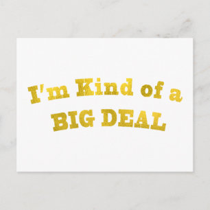 Carte Postale Je suis plutôt un GROS ACCORD.