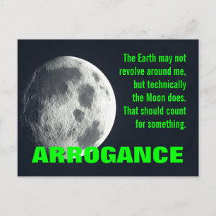 Carte Postale Je suis pratiquement le centre de l'univers