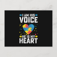 Je Suis Sa Voix Il Est Mon Coeur Autisme Maman Pap