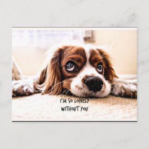 Carte Postale Je suis si seul sans toi