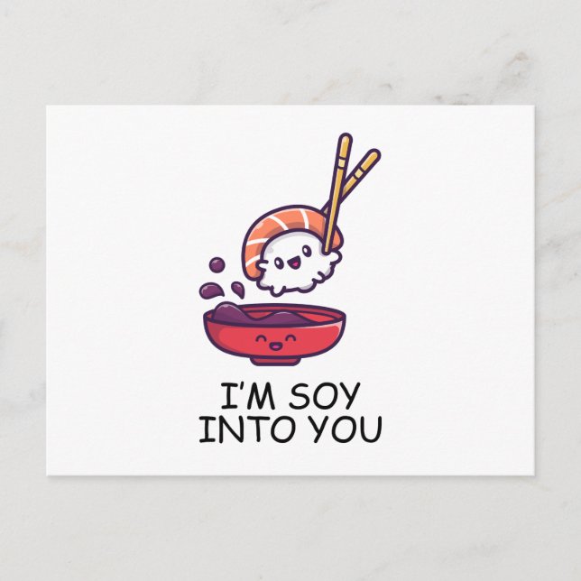 Carte Postale Je suis Soy Into You (Devant)