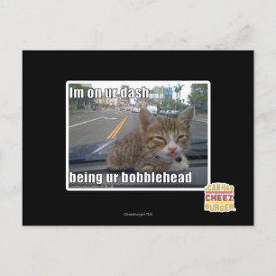 Carte Postale Je suis sur votre tiret