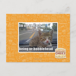 Carte Postale Je suis sur votre tiret