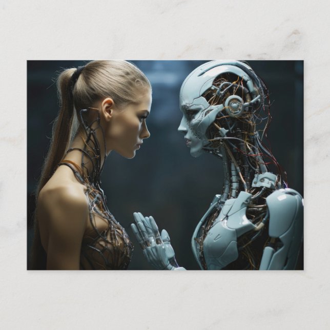 Carte Postale Je Suis Toi, Comme Tu Es Moi (Devant)