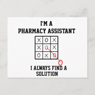 Carte Postale Je suis un assistant de pharmacie, je trouve toujo