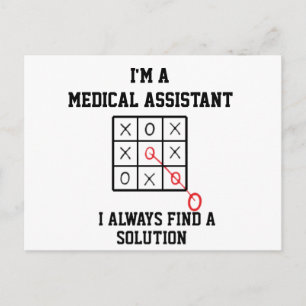 Carte Postale Je suis un assistant médical, je trouve toujours u
