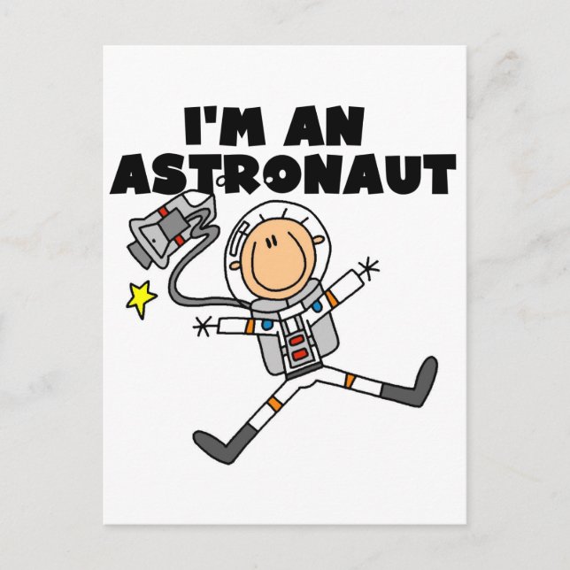 Carte Postale Je suis un astronaute Tshirts et cadeaux (Devant)