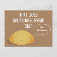 Je suis un pain au levain autodidacte Brun Blanc