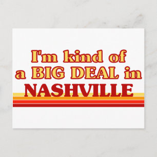Carte Postale Je suis un peu une AFFAIRE à Nashville