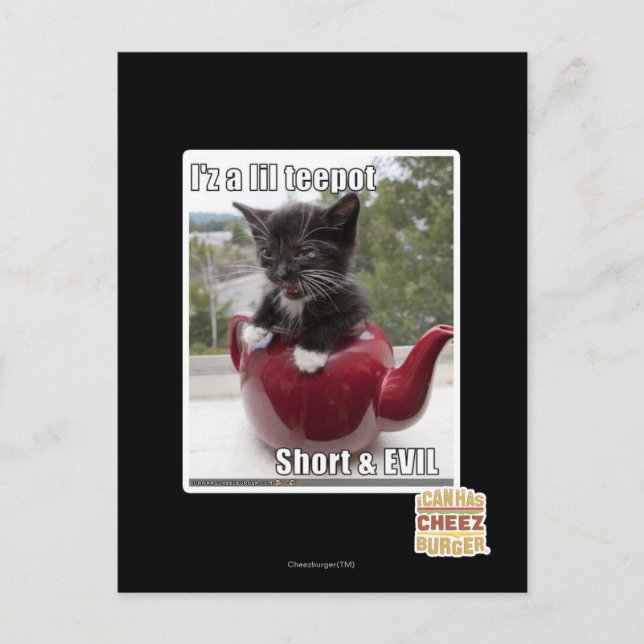 Carte Postale Je suis un pot de lait (Devant)