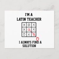 Je suis un professeur de latin, je trouve toujours
