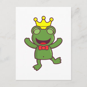 Carte Postale Je suis une grenouille verte