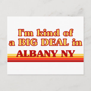 Carte Postale Je suis une sorte de GROS ACCORD à Albany