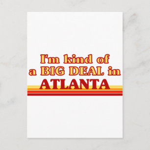 Carte Postale Je suis une sorte de GROS ACCORD à Atlanta