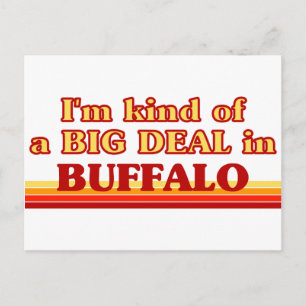 Carte Postale Je suis une sorte de GROS ACCORD à Buffalo