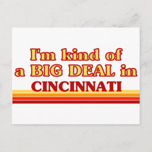 Carte Postale Je suis une sorte de GROS ACCORD à Cincinnati