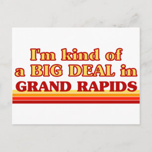 Carte Postale Je suis une sorte de GROS ACCORD à Grand Rapids