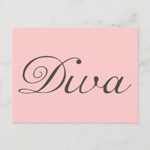 Carte Postale Je suis une vraie diva