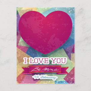 Carte Postale Je t'aime