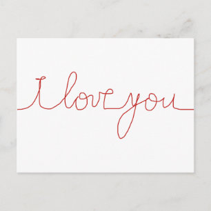 Carte Postale Je t'aime