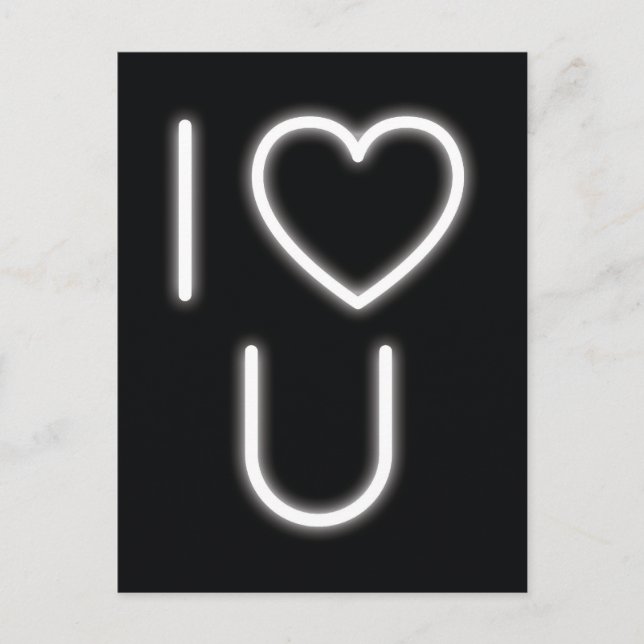 Carte postale Je T'Aime (Devant)