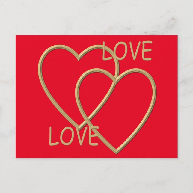 Carte Postale Je t'aime (Devant)