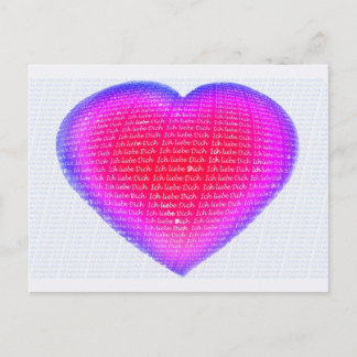 Carte Postale Je t'aime