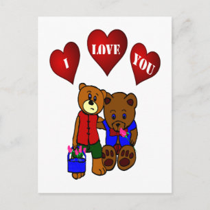 CARTE POSTALE JE T'AIME