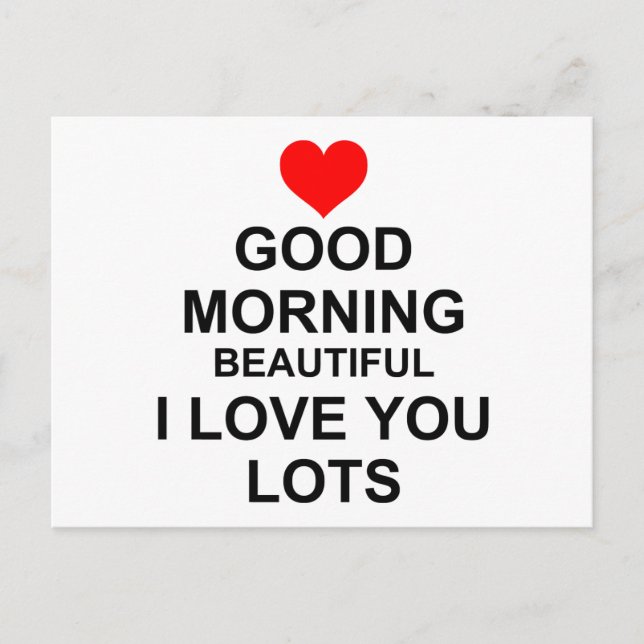 Carte Postale je t'aime (Devant)