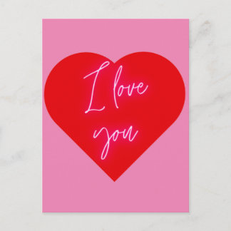 Carte Postale Je t'aime