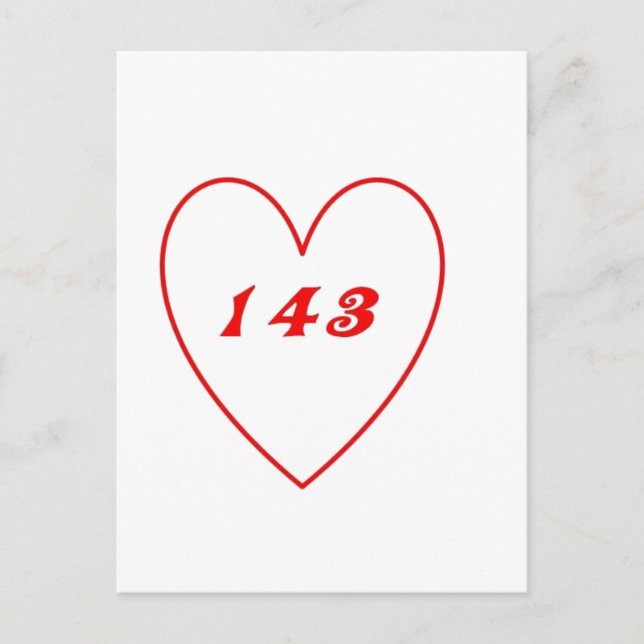 Carte Postale Je T'Aime (Devant)