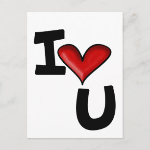 Carte Postale je t'aime