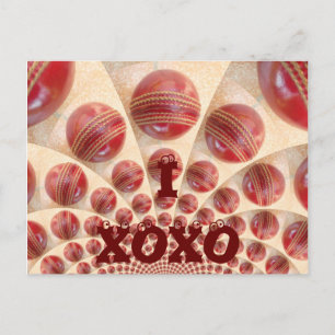 Carte Postale Je t'aime Cricket XOXO Produit personnalisé