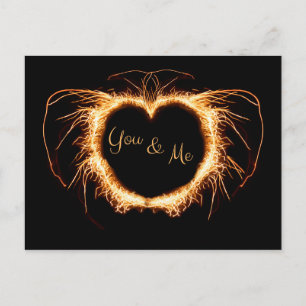 Carte Postale Je t'aime - Salutations amoureuses de la boîte aux