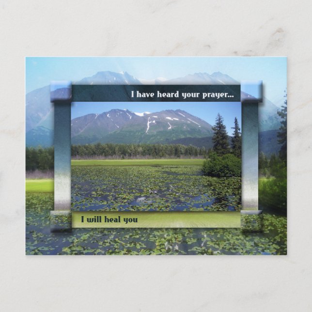 Carte Postale Je Te Guérirai (Devant)