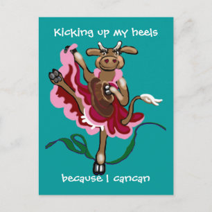 Carte Postale Je tire sur mes talons