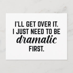 Carte Postale Je vais m'en remettre