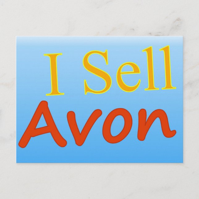 Carte Postale Je Vends Avon (Devant)